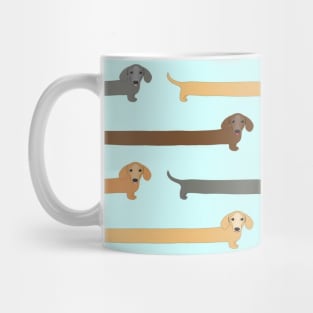 Cute doggy pattern mask Mug